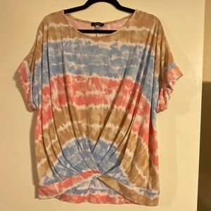 Short sleeve knit top